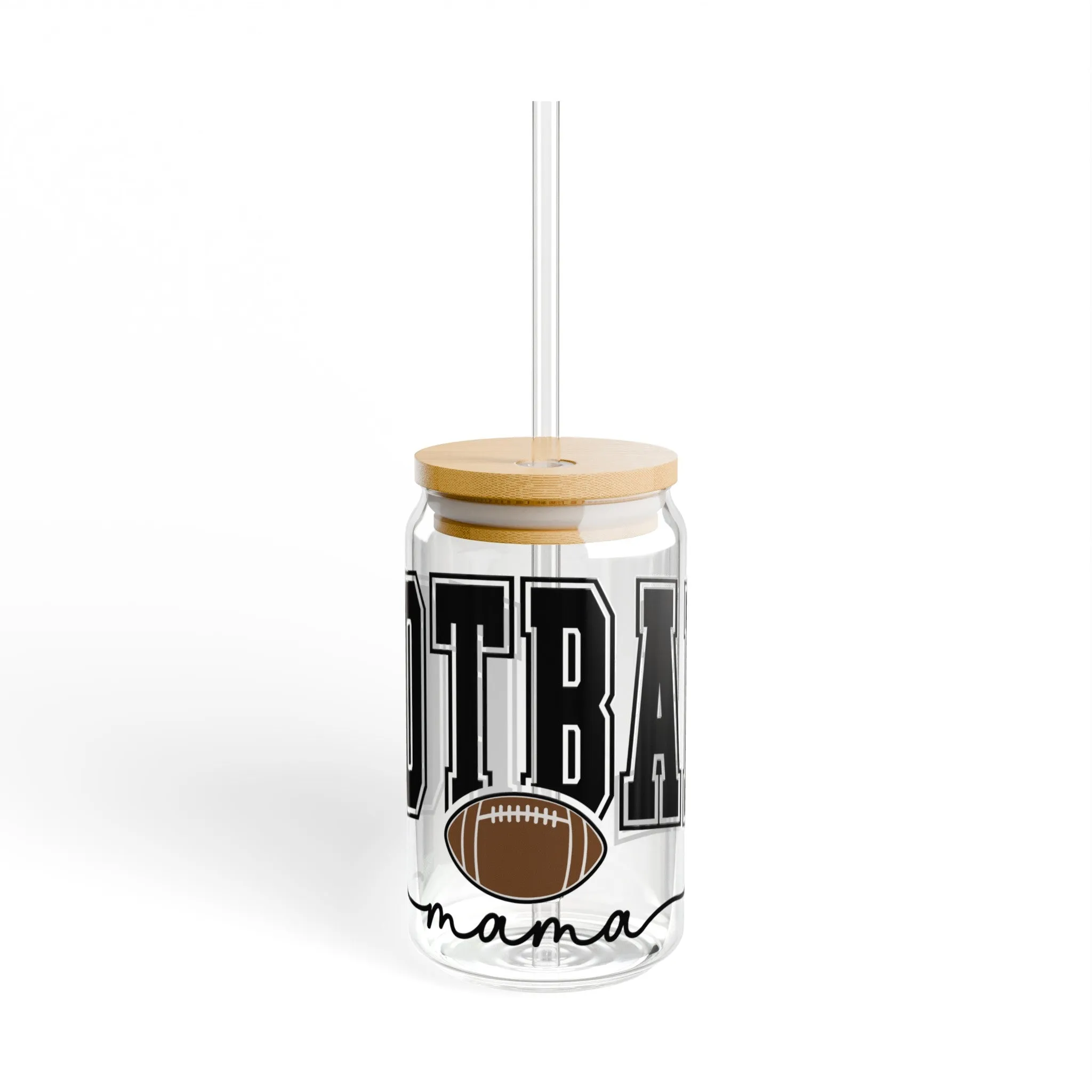 Football Mama | Sipper Glass, 16oz