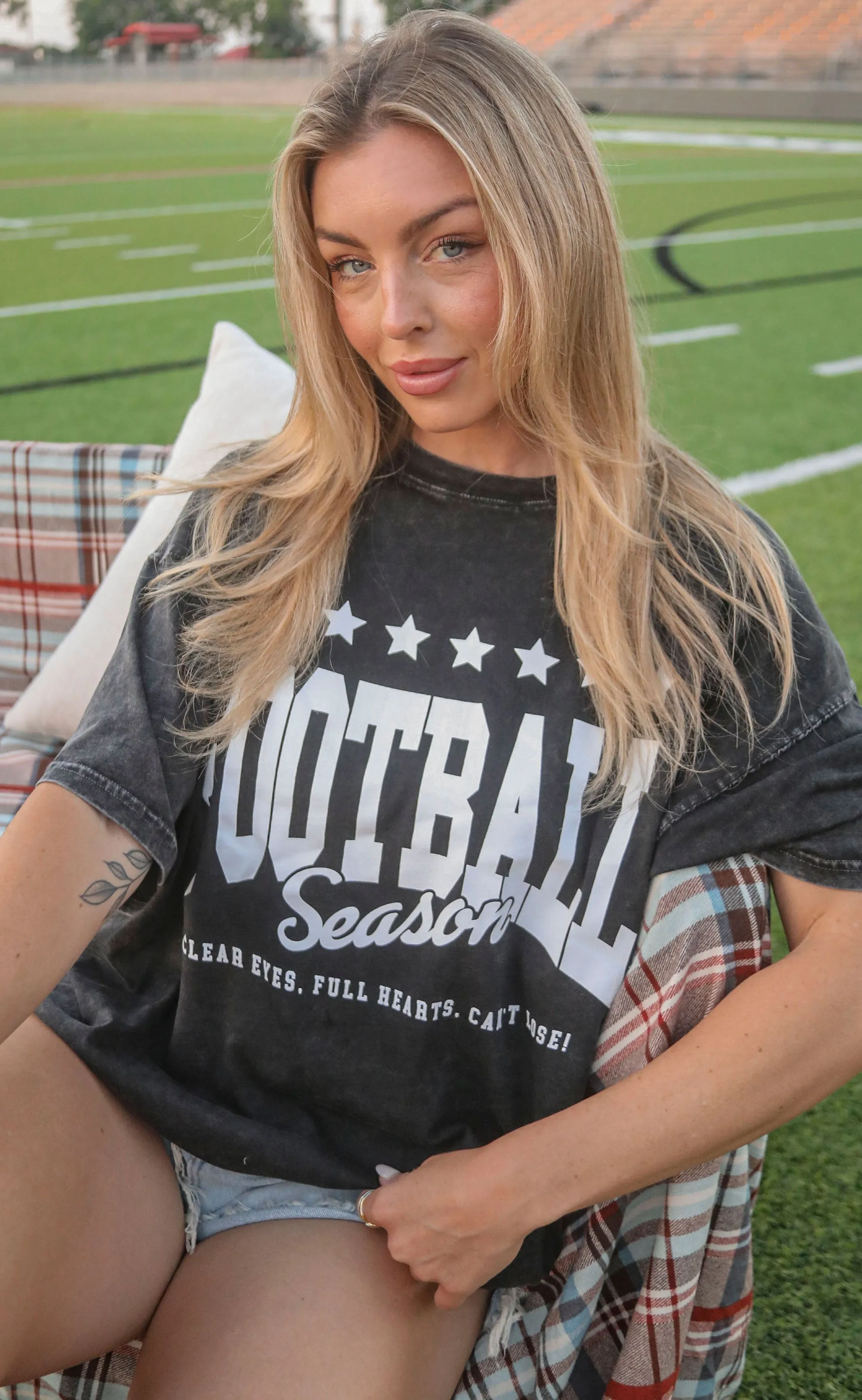 friday   saturday: football season oversized t shirt