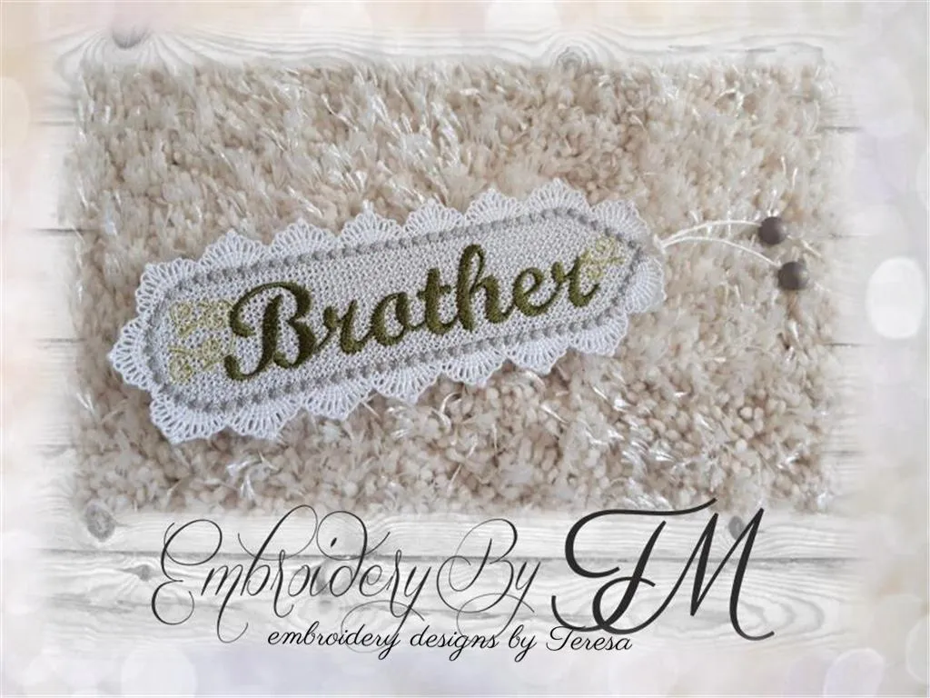 FSL bookmark Brother/ 5x7 hoop