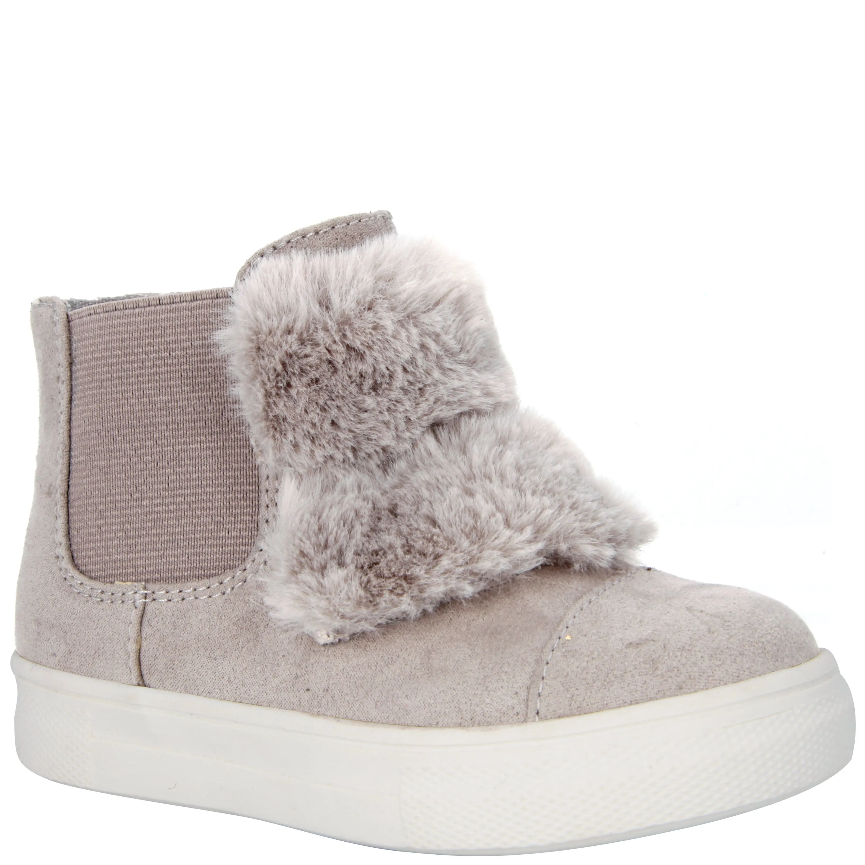 Fur Trim High Top