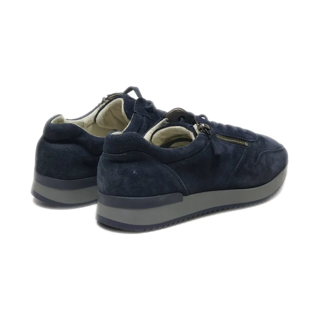 Gabor Low-Top Sneakers Suede Blue Colour For Women