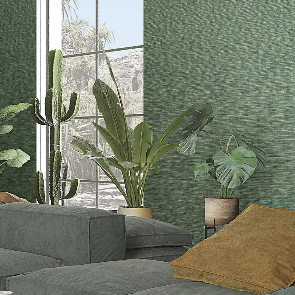 Galerie Subtle Wave Wallpaper Green 33317