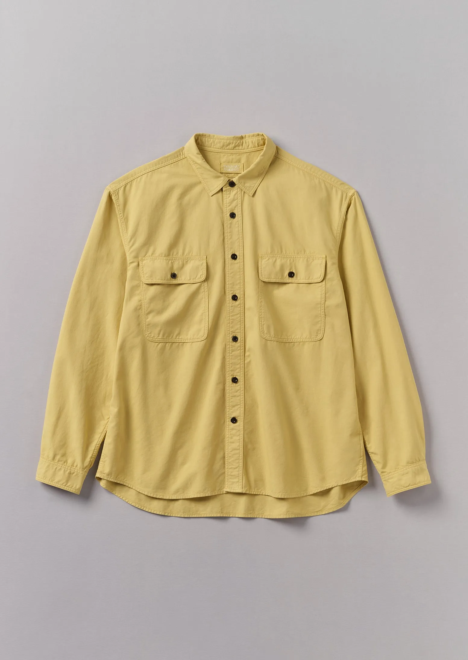 Garment Dyed Oxford Workwear Shirt | Soft Topaz