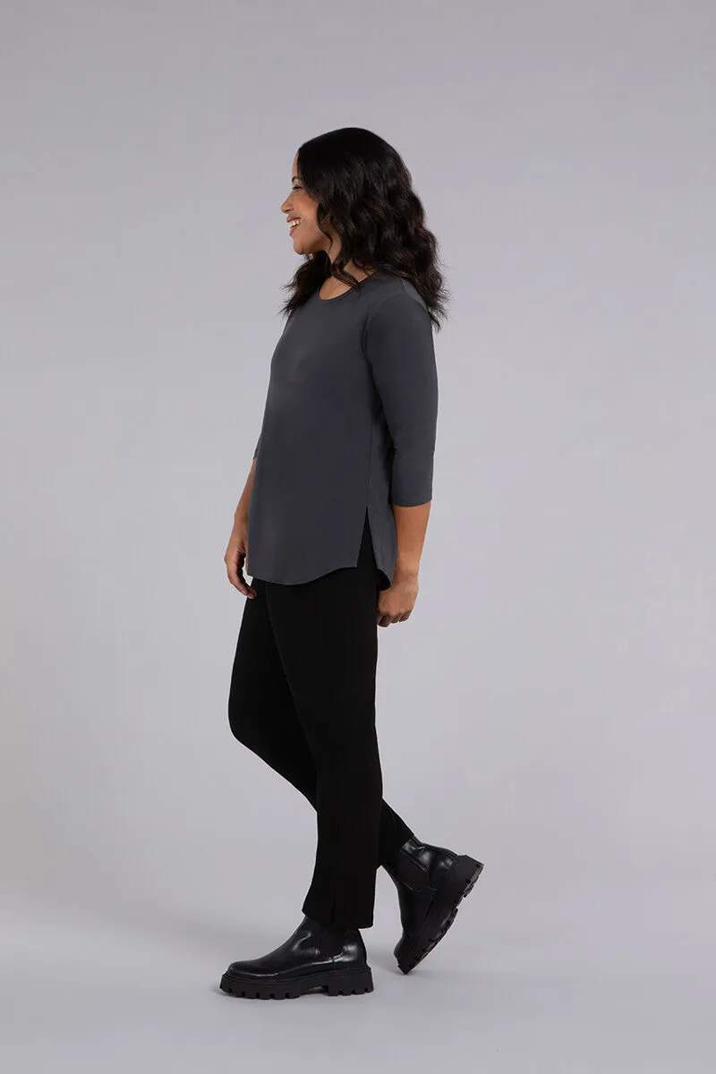 Go To Classic T-shirt Relax 3/4 Sleeve | Graphite