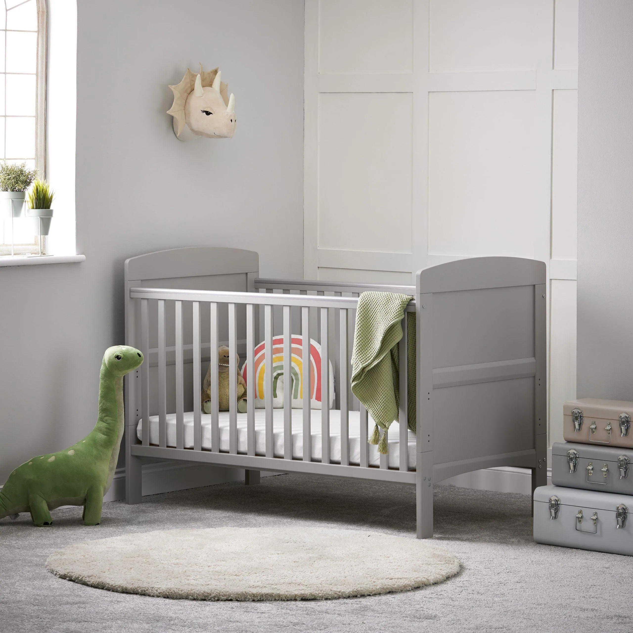 Grace 2 Piece Nursery Room Set - Warm Grey