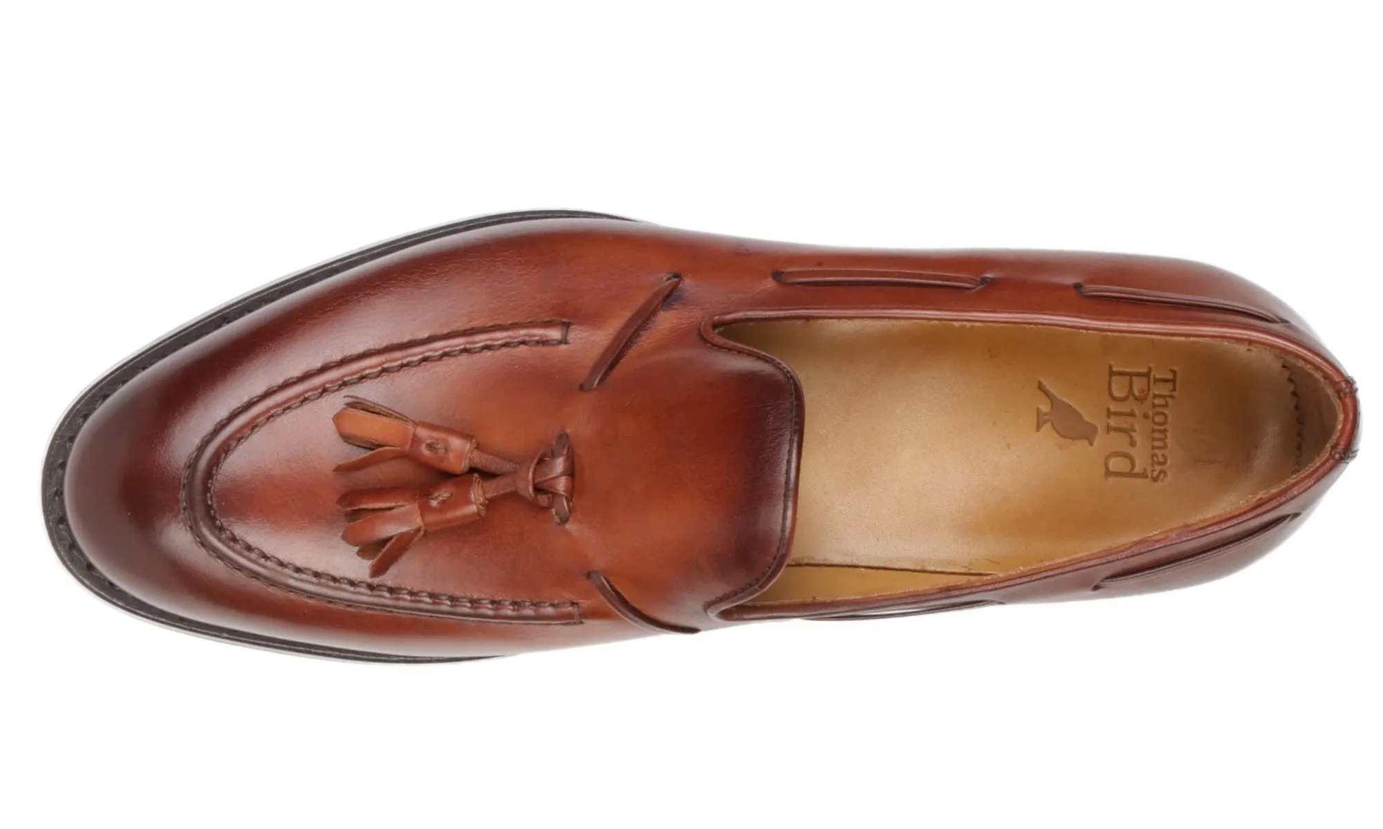 Henley Tassel Loafer Chestnut