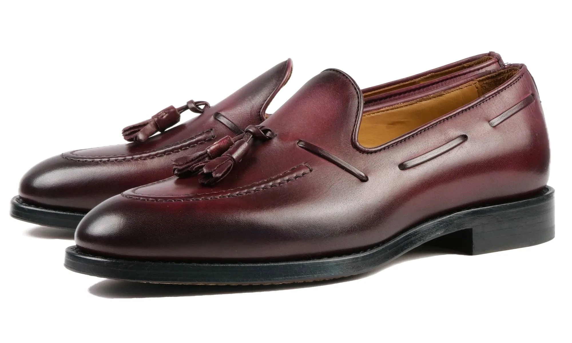 Henley Tassel Loafer Oxblood