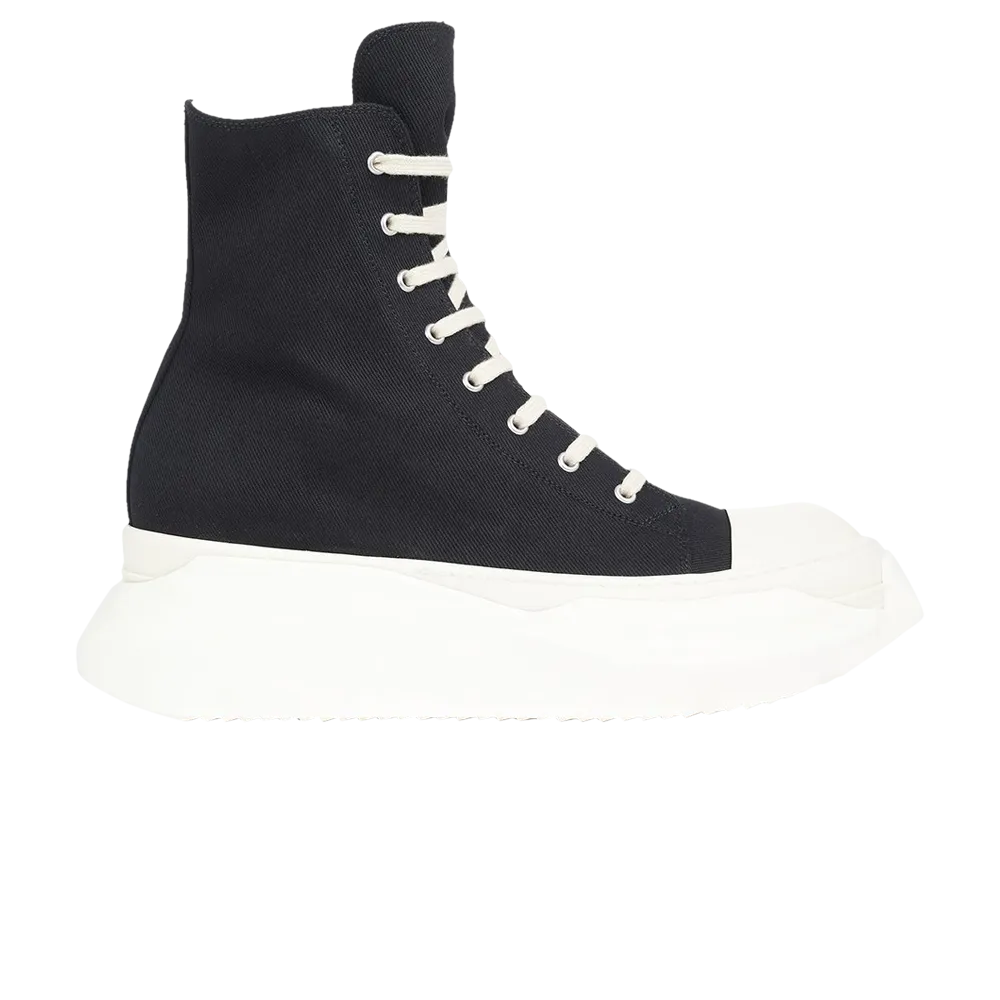 High-top sneakers Rick Owens Wmns DRKSHDW Fogachine Cotton Denim Abstract High, black