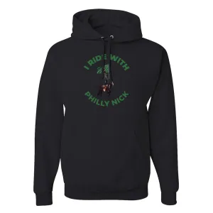 I Ride With Philly Nick Black Hoodie | Philadelphia Football