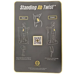 Instruction Decal for the Standing Ab Twist