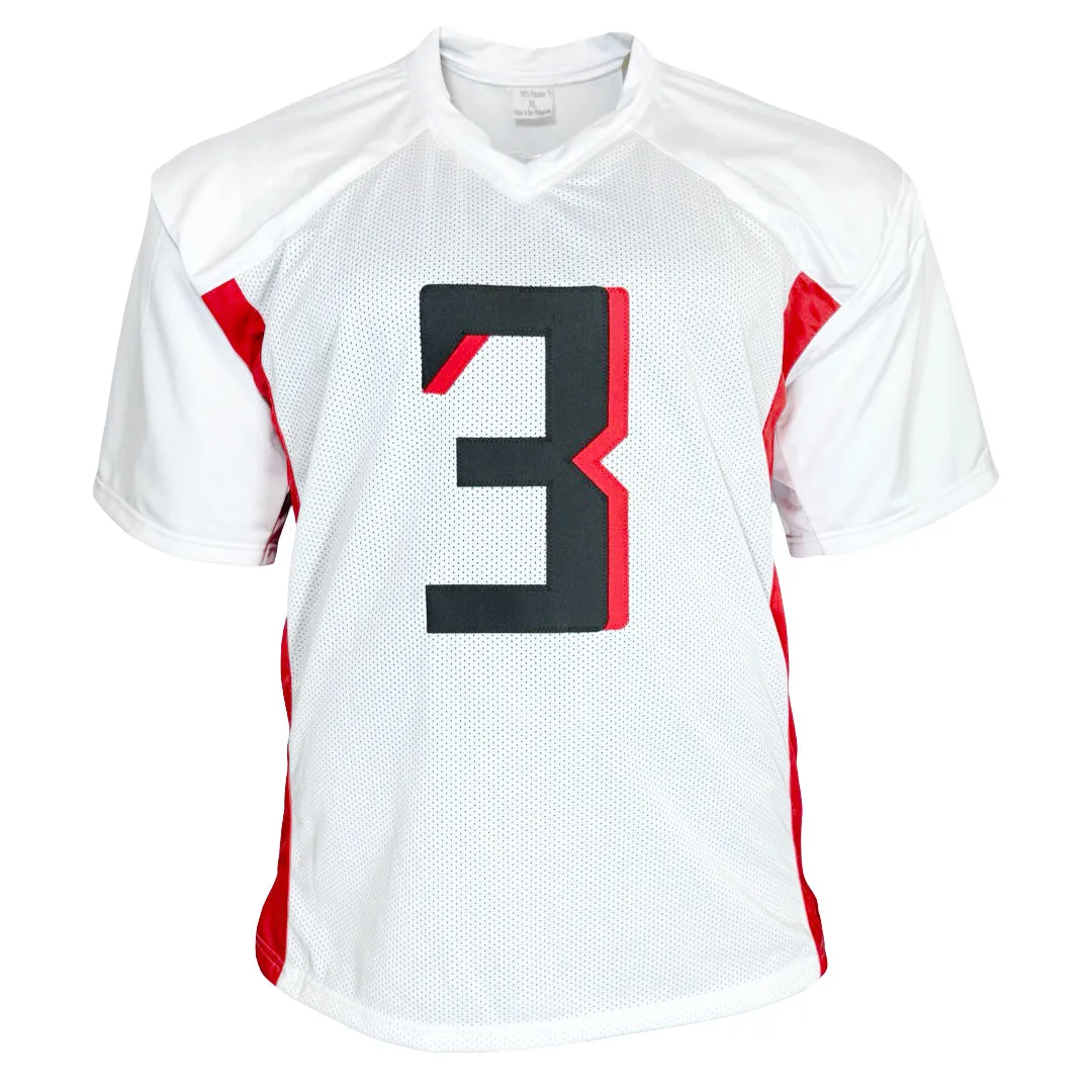 Jessie Bates III Signed Atlanta White Football Jersey (JSA)