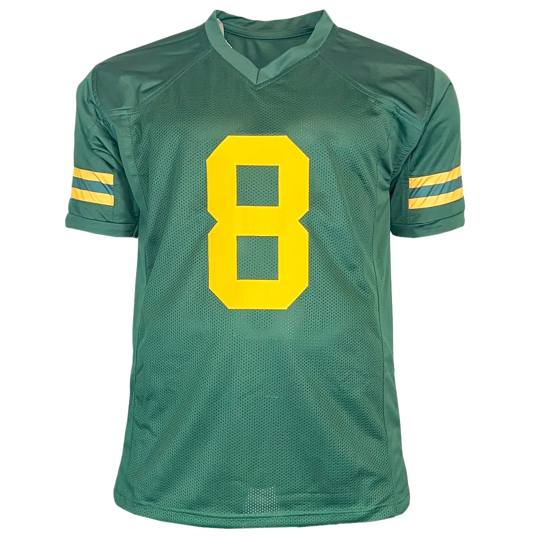 Josh Jacobs Signed Green Bay Color Rush Football Jersey (Beckett)