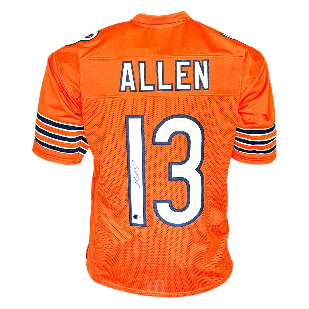 Keenan Allen Signed Chicago Orange Football Jersey (Beckett)