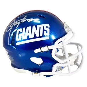 Lawrence Taylor Signed New York Giants Color Rush Speed Mini Football Helmet (Beckett)