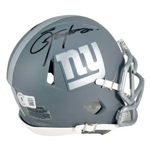 Lawrence Taylor Signed New York Giants Speed Slate Alternate Mini Football Helmet (Beckett)