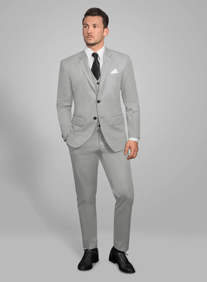 Light Gray Stretch Chino Suit