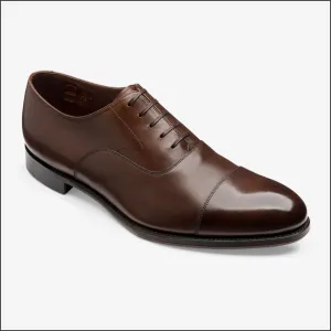 Loake Hanover Roasted Coffee Toe Cap Oxford Leather Sole -