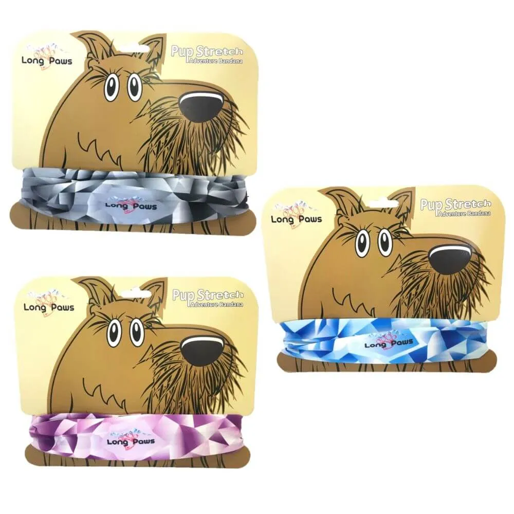 Long Paws PupStretch Geo Bandanas for Dogs