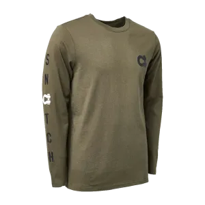 Long Sleeve Crew Army Green