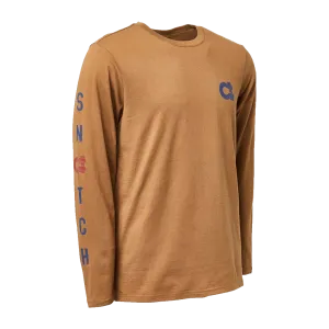 Long Sleeve Crew Dark Sand