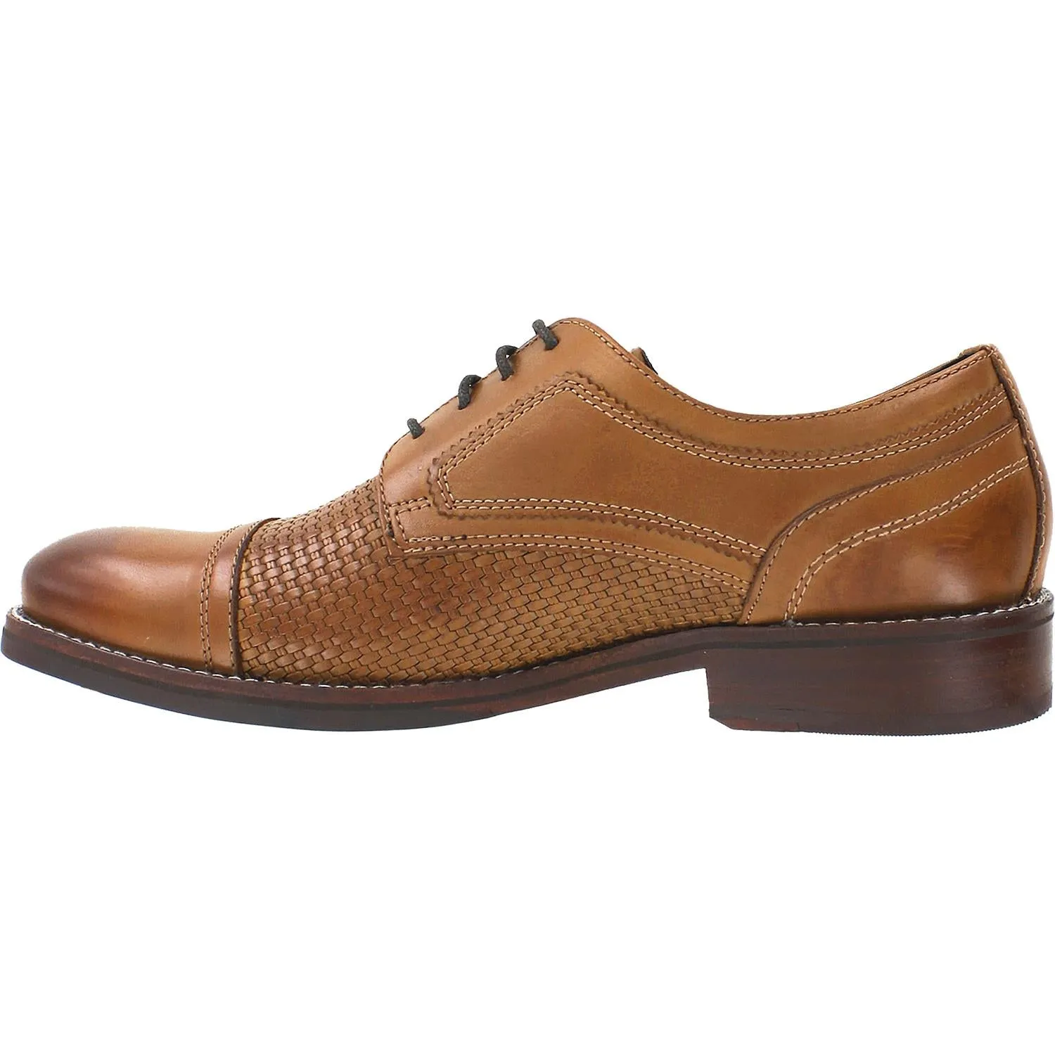 Men's Rockport Wyat Cap Toe Cognac Leather