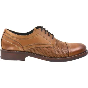 Men's Rockport Wyat Cap Toe Cognac Leather