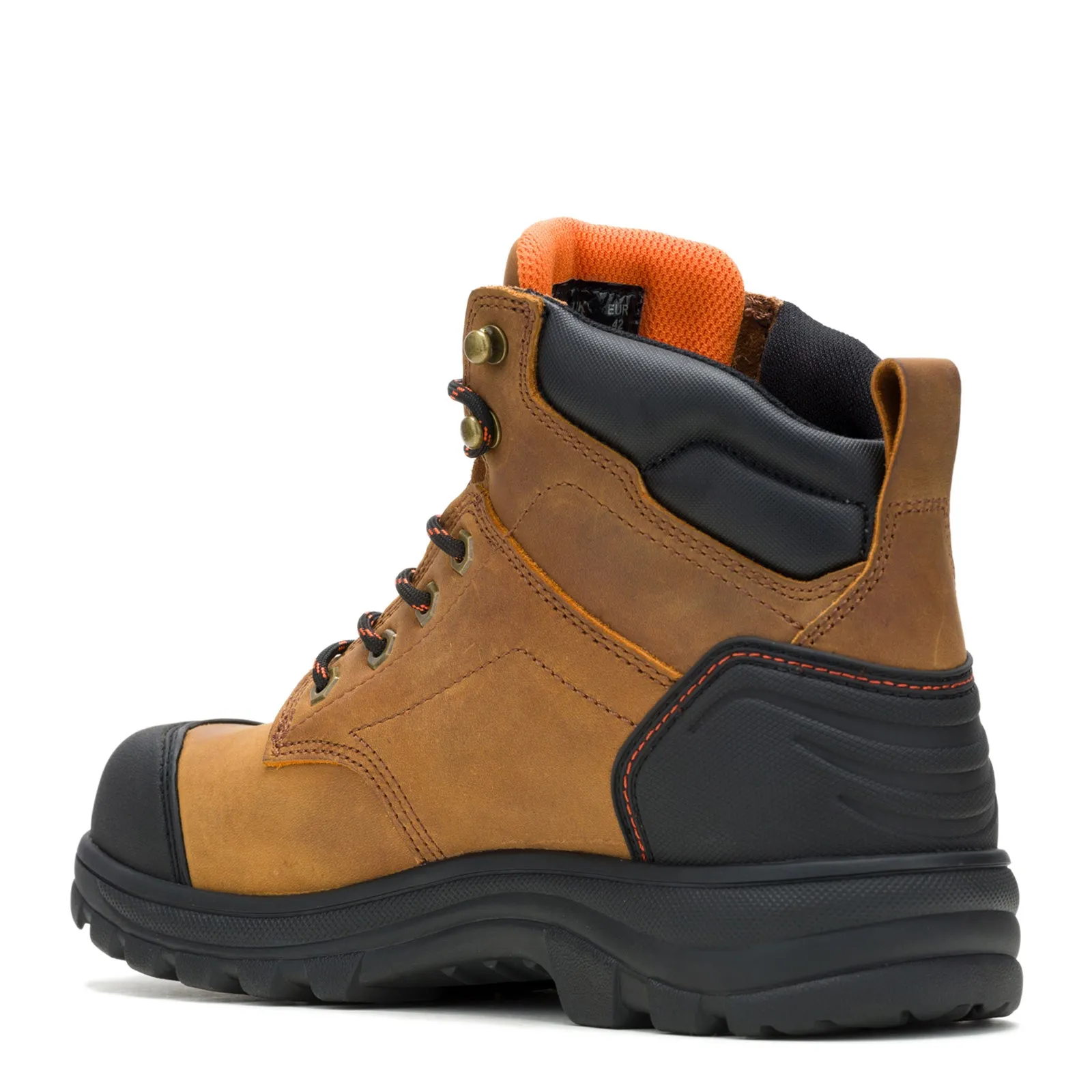 Men's Wolverine Boots, Carlsbad Cap Toe 6-inch Steel Toe Waterproof Work Boot