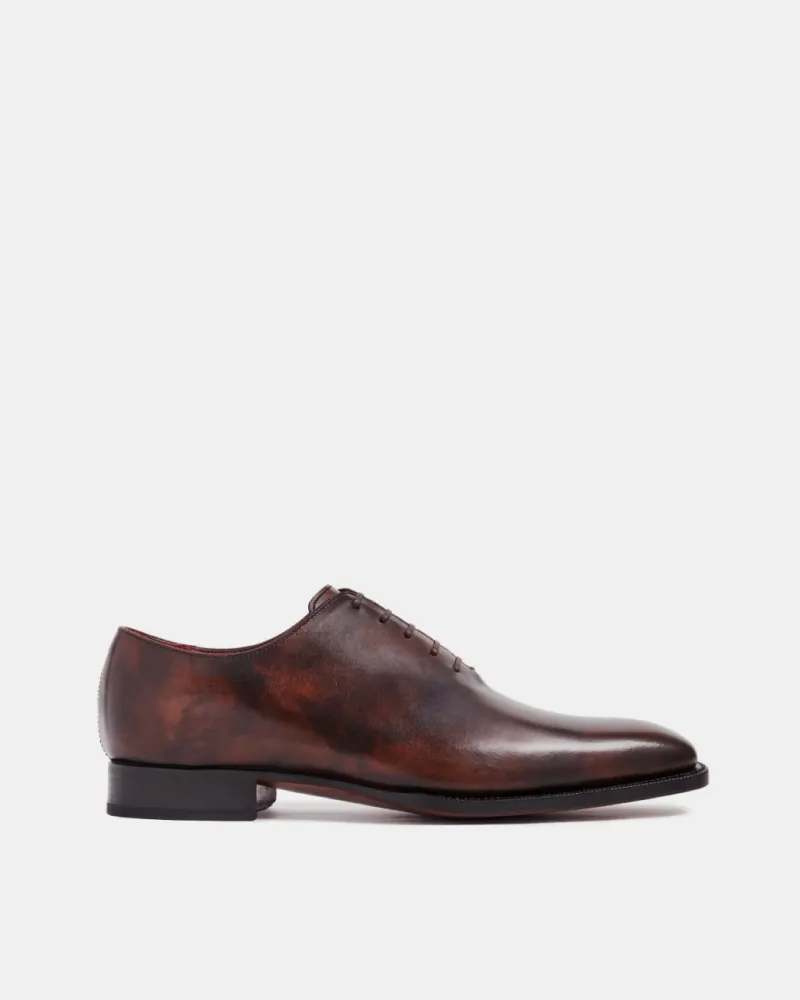 Museum Brown Wholecut Oxford Dress Shoe