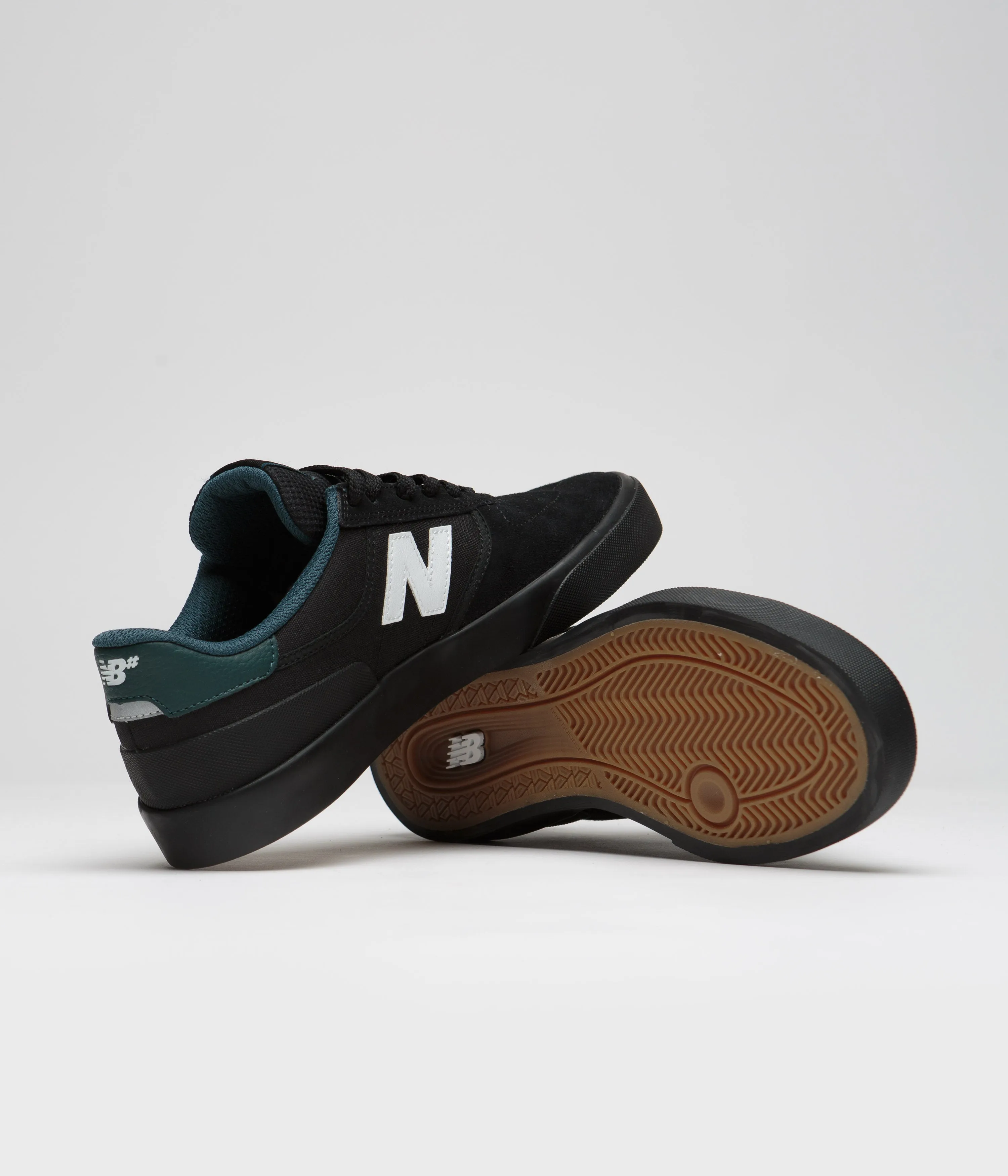 New Balance Numeric 272 Shoes - Black / Black / White