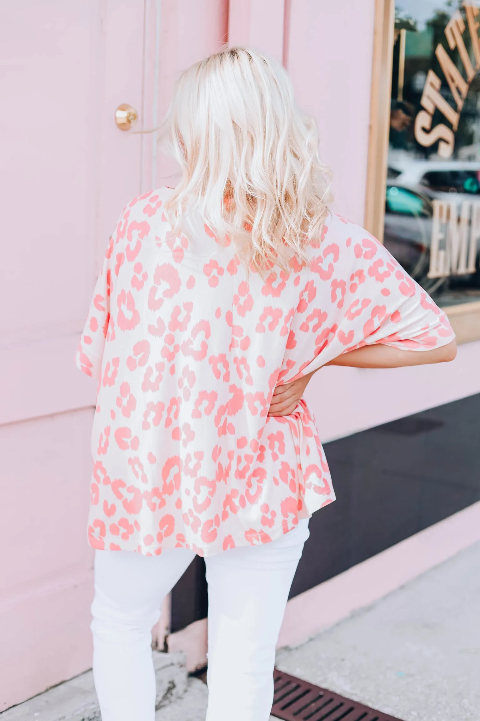 New State Of Mind Top - Peach