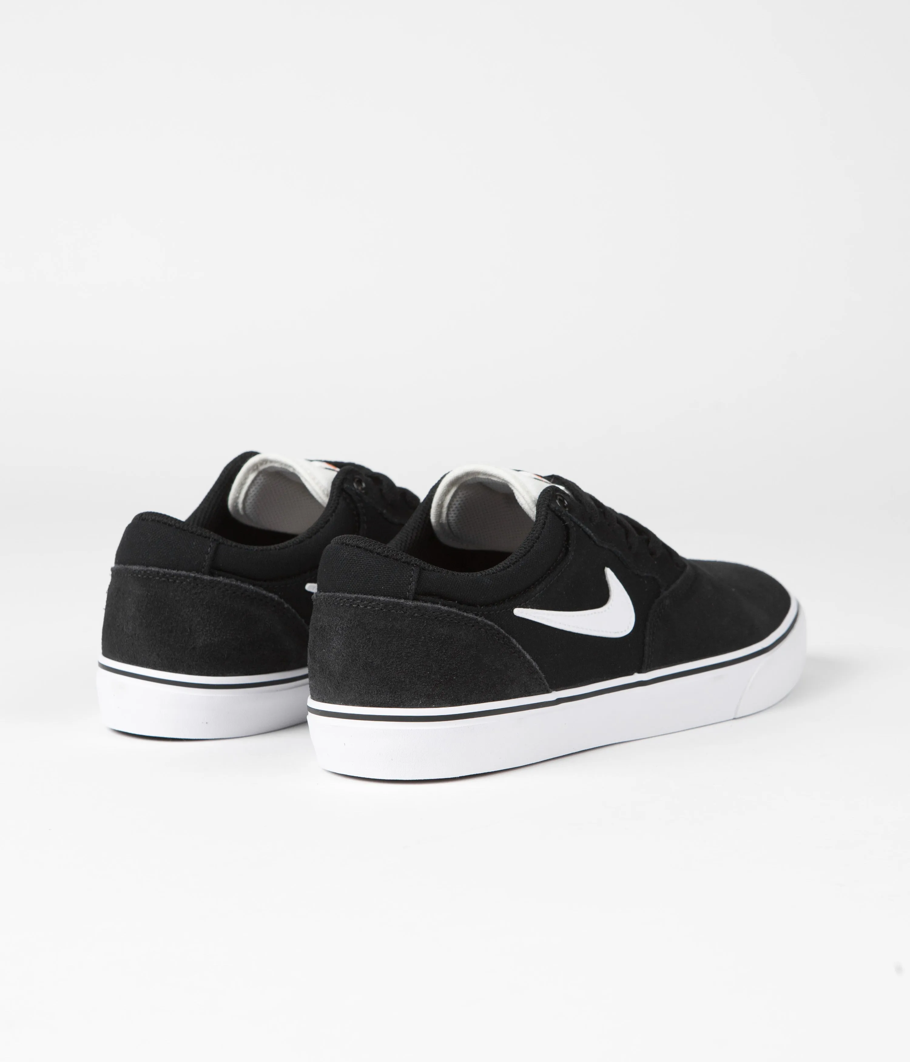 Nike SB Chron 2 Shoes - Black / White - Black - Sail