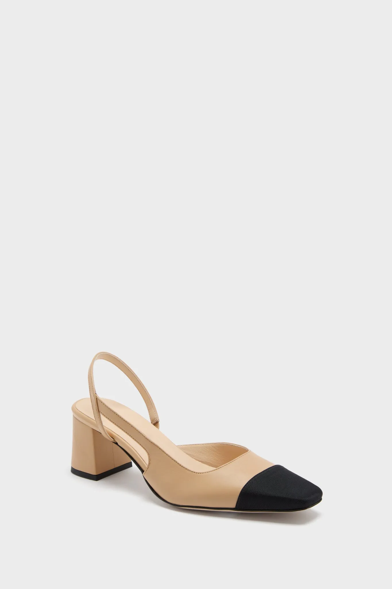 Nude Tinsley Slingback Heels