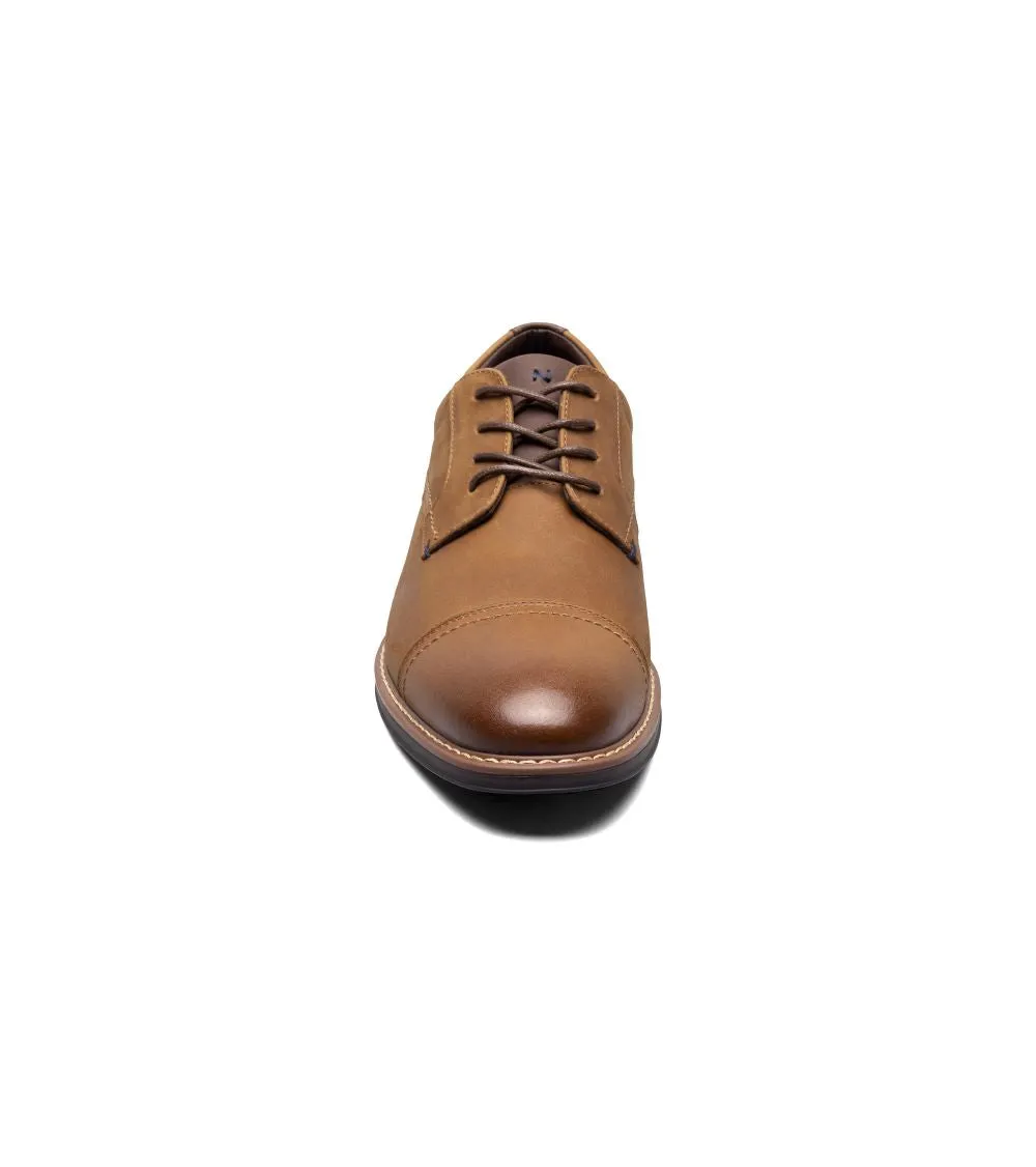 'Nunn Bush' Men's Centro Flex Cap Toe Oxford - Brown