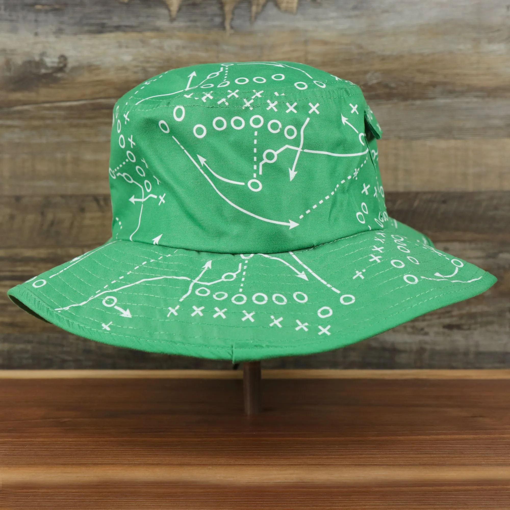 Philly Special Championship Game All Over Print Wide Brim Bucket Hat | Green Bucket Hat