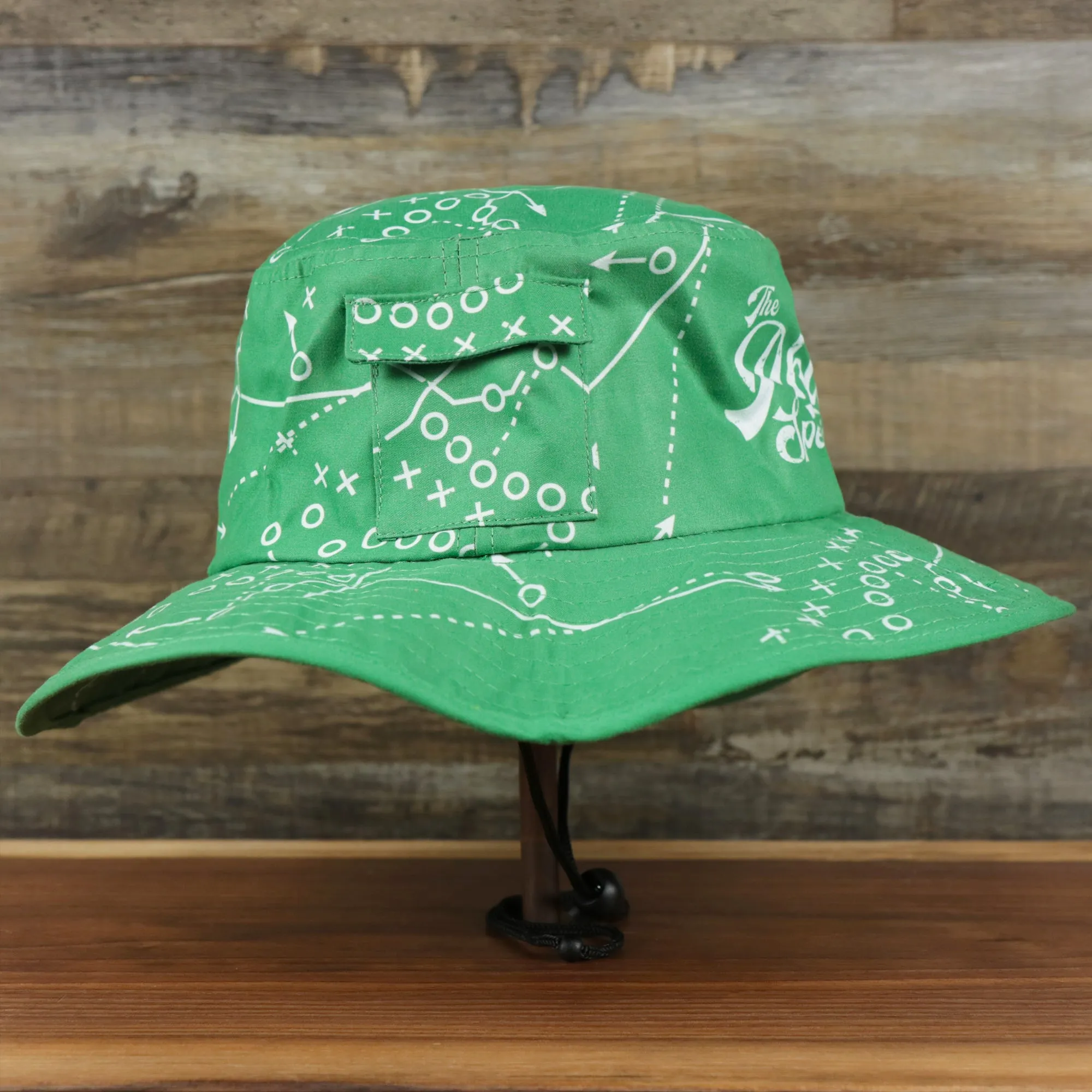 Philly Special Championship Game All Over Print Wide Brim Bucket Hat | Green Bucket Hat