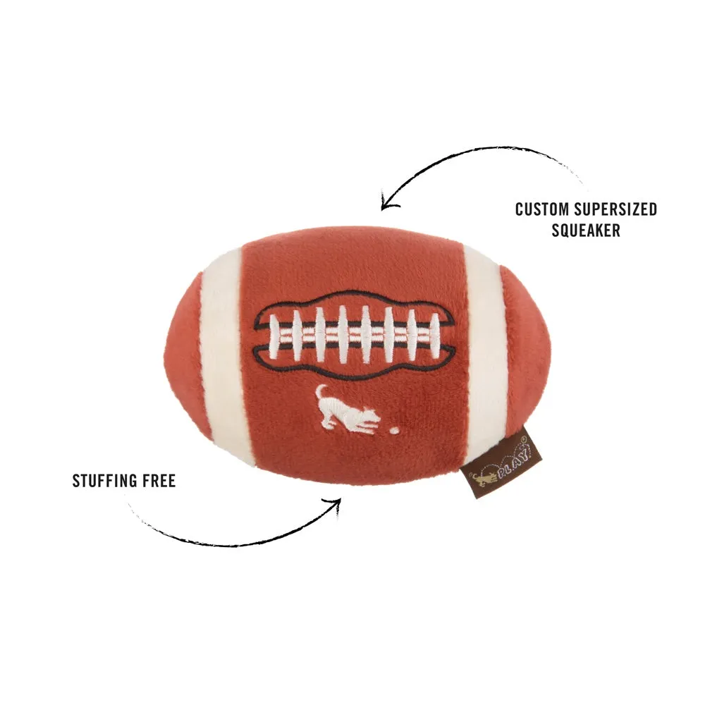 PLAY Back to School Fido’s Football Plush Dog Toy