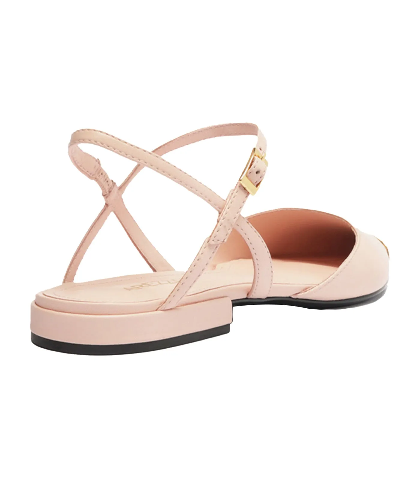 Pointy Toe Open Cap Toe Sandals Geranium Rose