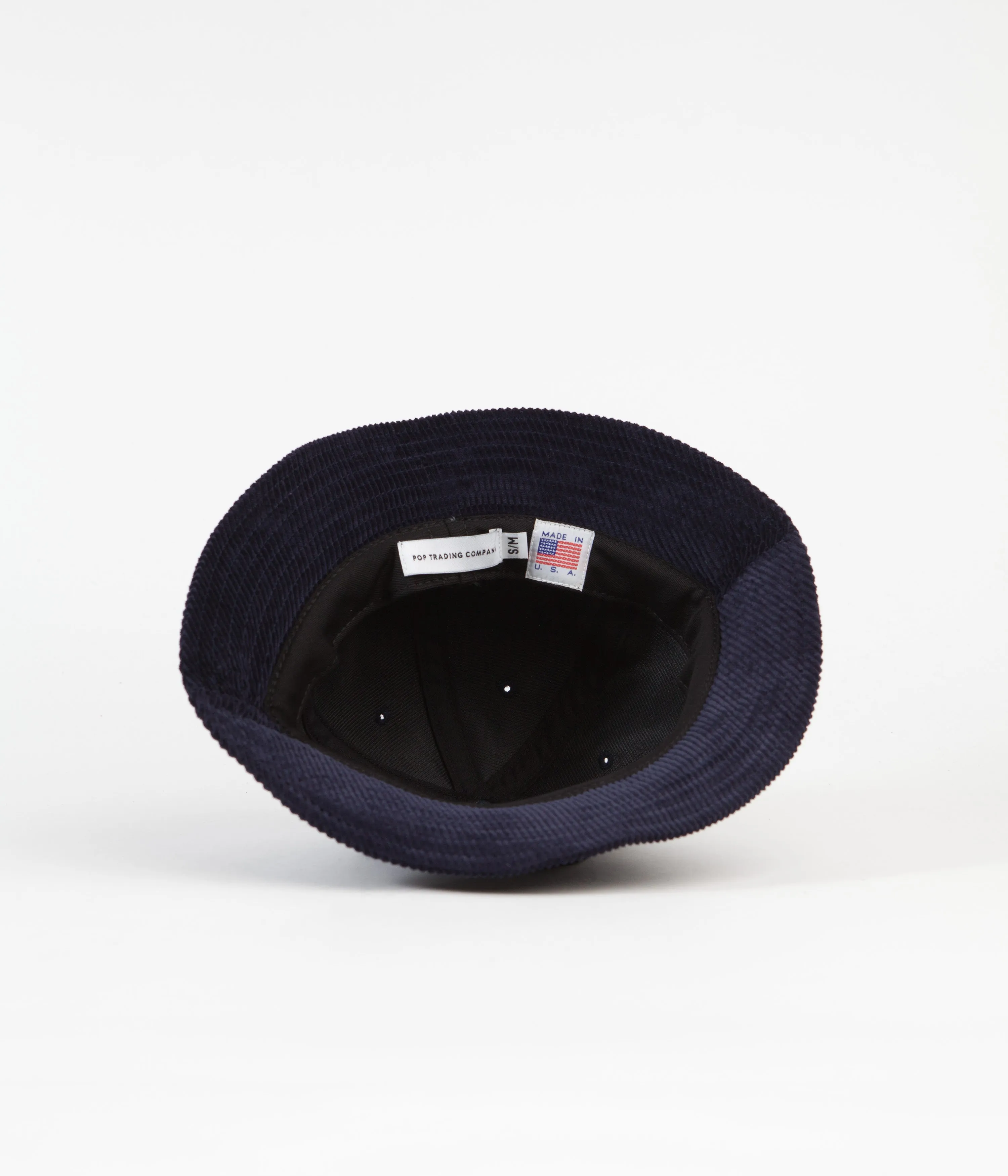 Pop Trading Company Bell Hat - Navy Corduroy