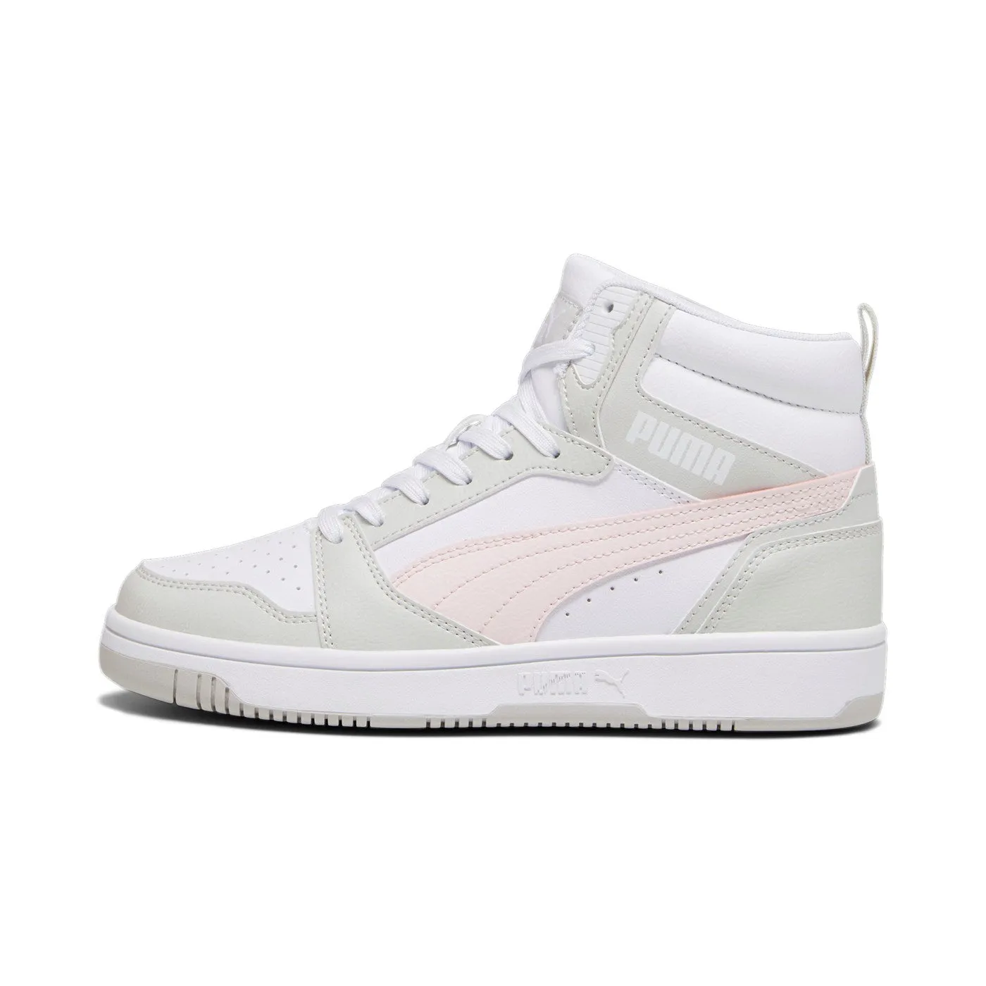 Puma Scarpa sneakers da donna Rebound v6 392326-07 bianco-rosa-grigio