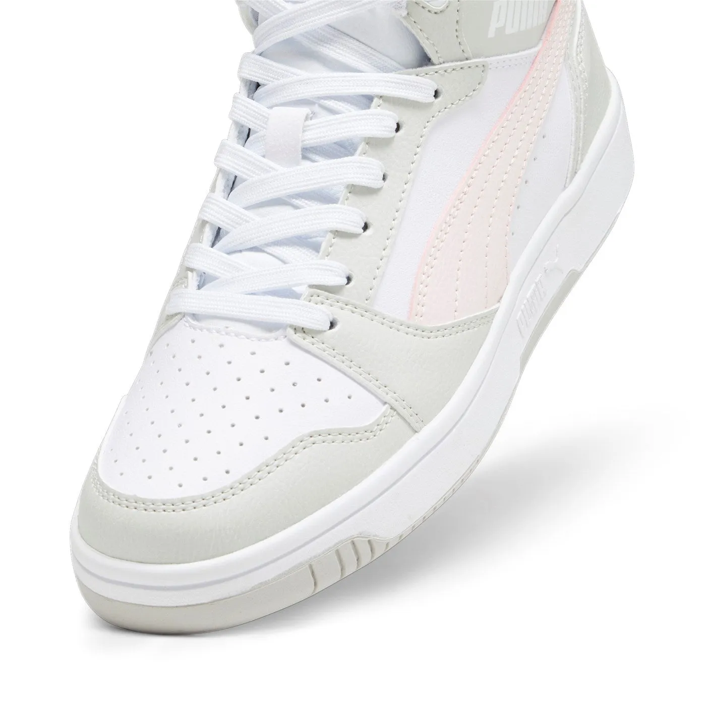 Puma Scarpa sneakers da donna Rebound v6 392326-07 bianco-rosa-grigio