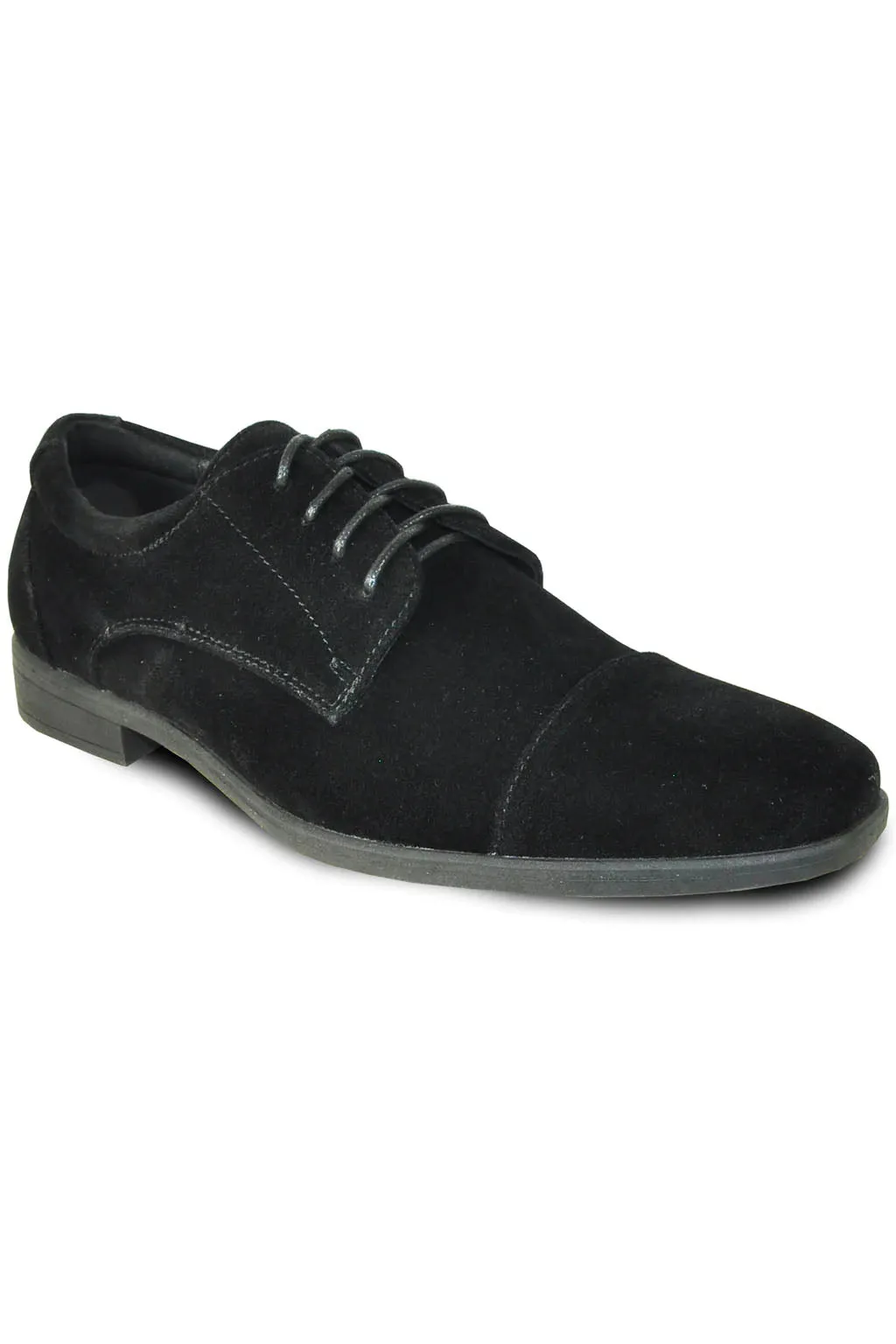 "Croydon" Black Suede Dress Shoes