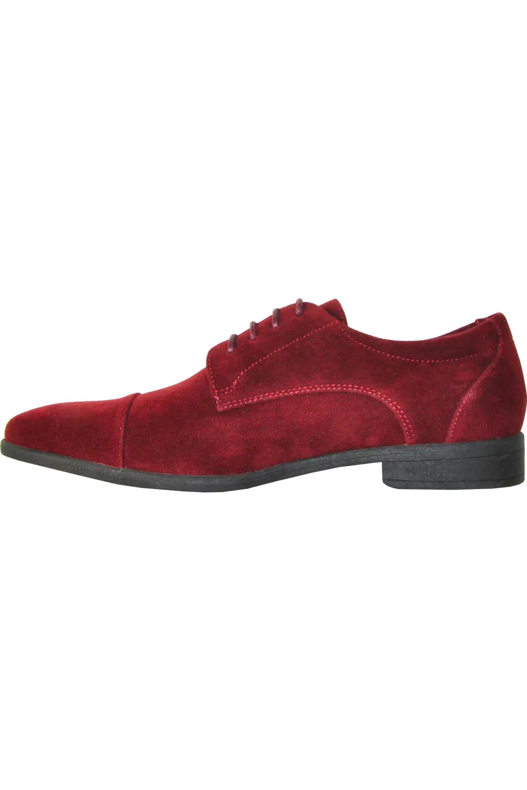 "Croydon" Burgundy Suede Dress Shoes