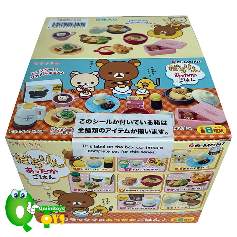 Rare 2013 Re-Ment Rilakkuma Warm Dishes Rice Full Set of 8 pcs <Free Shipping>