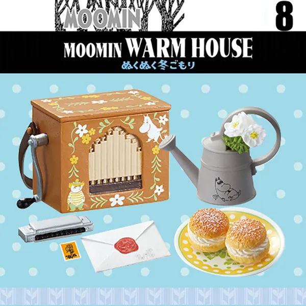 Rare 2017 Re-Ment Moomin Warm House Full Set of 8 pcs <Free Shipping>