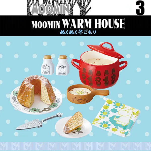 Rare 2017 Re-Ment Moomin Warm House Full Set of 8 pcs <Free Shipping>