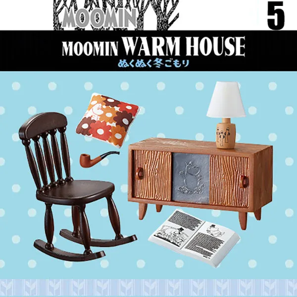 Rare 2017 Re-Ment Moomin Warm House Full Set of 8 pcs <Free Shipping>