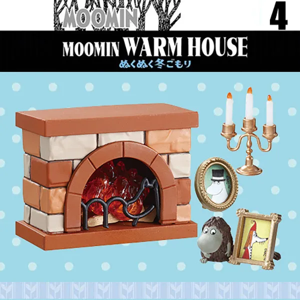 Rare 2017 Re-Ment Moomin Warm House Full Set of 8 pcs <Free Shipping>