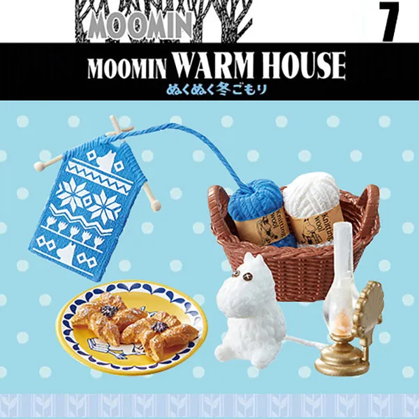 Rare 2017 Re-Ment Moomin Warm House Full Set of 8 pcs <Free Shipping>