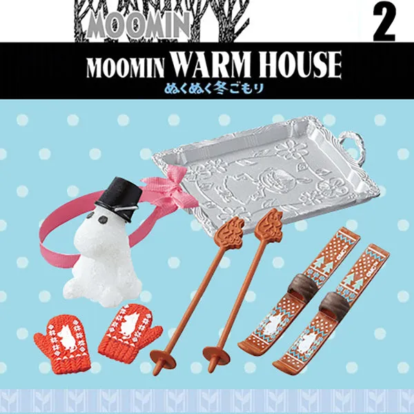 Rare 2017 Re-Ment Moomin Warm House Full Set of 8 pcs <Free Shipping>