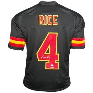 Rashee Rice Signed Kansas City Black Football Jersey (JSA)